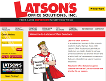 Tablet Screenshot of latsons.com